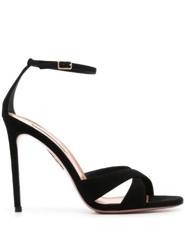 Sandales Divine 105 mm en daim - Aquazzura - Modalova