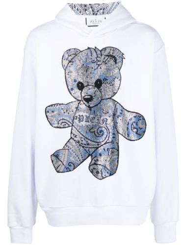 Hoodie imprimé à strass - Philipp Plein - Modalova