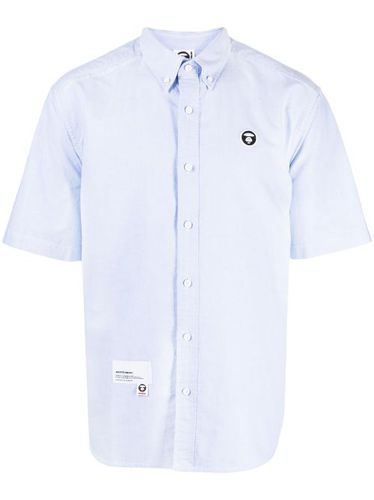 Chemise en coton à détail de logo - AAPE BY *A BATHING APE® - Modalova