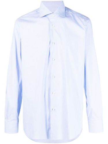 Chemise en coton stretch à boutonnière - Barba - Modalova