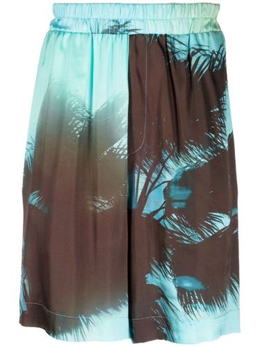 Short imprimé à taille élastiquée - Laneus - Modalova