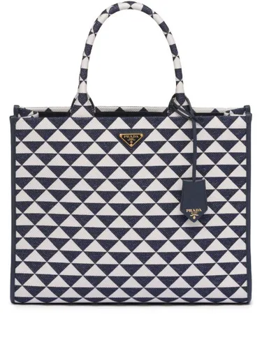 Sac cabas Symbole à broderies - Prada - Modalova