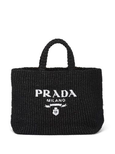 Sac cabas en raphia à design tressé - Prada - Modalova