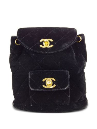 Mini sac à dos Duma en velours (années 1990-2000) - CHANEL Pre-Owned - Modalova