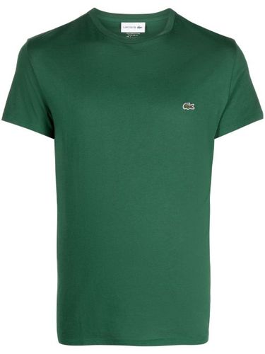 T-shirt en coton à patch logo - Lacoste - Modalova