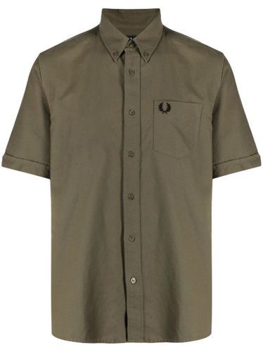 Chemise en coton à manches courtes - Fred Perry - Modalova