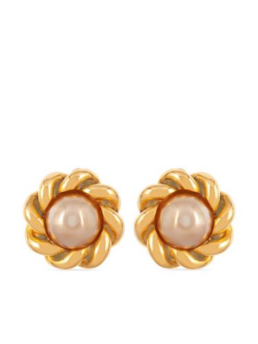 Boucles d'oreilles clip à ornements (années 1980) - CHANEL Pre-Owned - Modalova