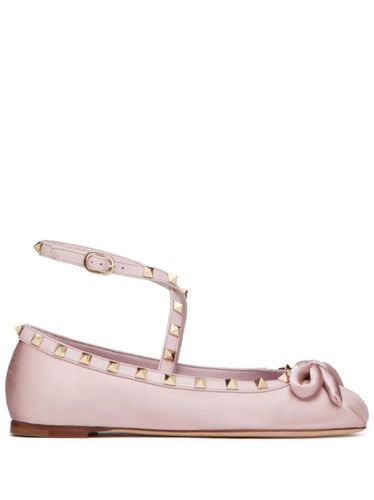 Ballerines satinées à ornements Rockstud - Valentino Garavani - Modalova