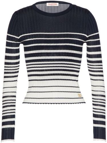 Pull en maille à rayures - Valentino Garavani - Modalova