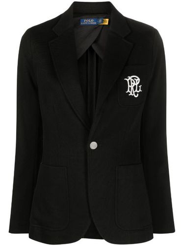 Blazer boutonné à logo brodé - Polo Ralph Lauren - Modalova