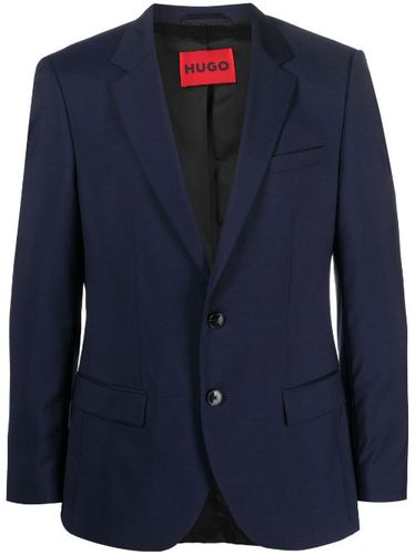 Blazer en laine à simple boutonnage - BOSS - Modalova