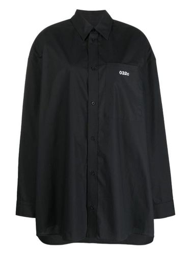 Chemise en coton à logo brodé - 032c - Modalova