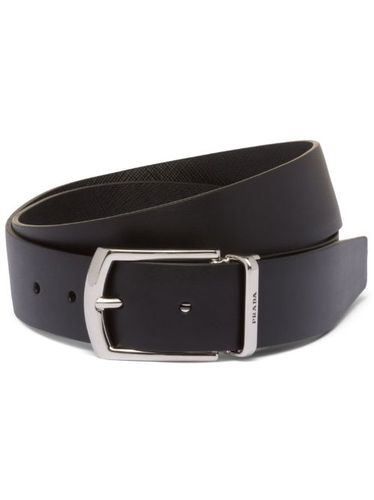 Ceinture en cuir à design réversible - Prada - Modalova