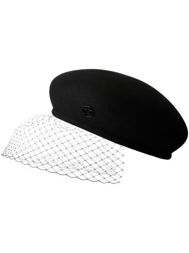 Béret Emily Veil en feutre - Maison Michel - Modalova