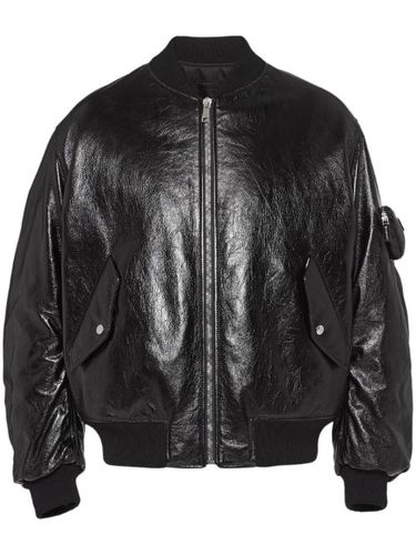 Veste bomber en cuir Nappa - Prada - Modalova