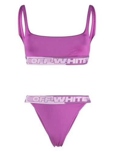 Bikini à bandes logo - Off-White - Modalova