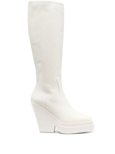 Bottes en cuir 120 mm - GIABORGHINI - Modalova