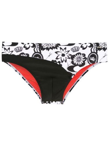 Short de bain à empiècements fleuris - Amir Slama - Modalova