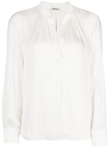 Blouse froncée à manches longues - Zadig&Voltaire - Modalova