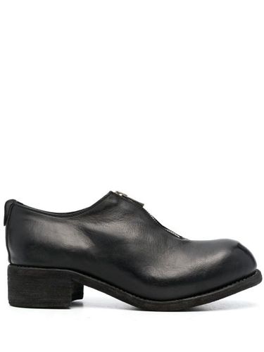 Derbies zippées à talon épais - Guidi - Modalova