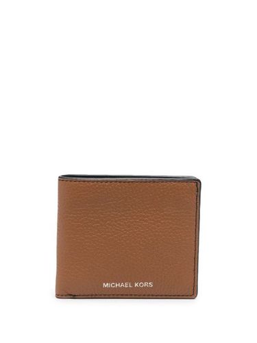 Portefeuille en cuir grainé à design pliant - Michael Michael Kors - Modalova