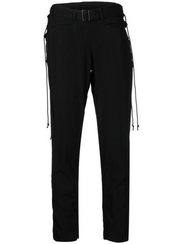 Pantalon skinny en laine à taille ceinturée - Yohji Yamamoto - Modalova