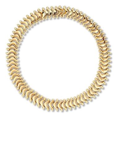 Collier Crescent Moon Fancy Link en 18ct (années 1980) - Pragnell Vintage - Modalova