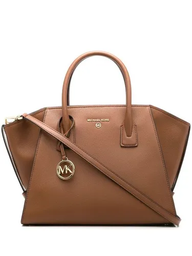 Sac à main en cuir à plaque logo - Michael Michael Kors - Modalova