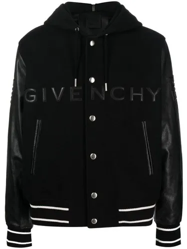 Veste teddy à logo en relief - Givenchy - Modalova