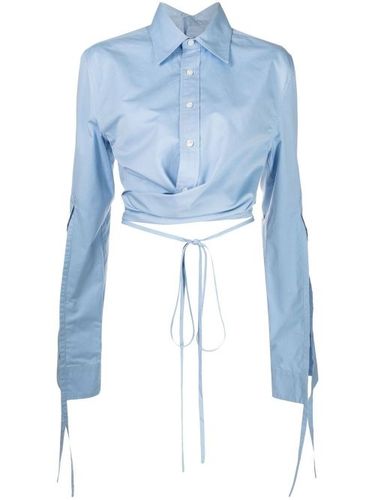 Chemise crop à design cache-cœur - Monse - Modalova