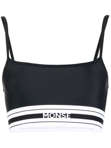 Brassière de sport à bande logo - Monse - Modalova