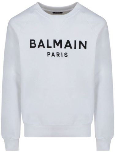 Sweat à logo imprimé - Balmain - Modalova