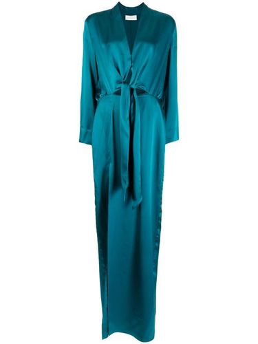 Robe longue à fermeture nouée - Michelle Mason - Modalova