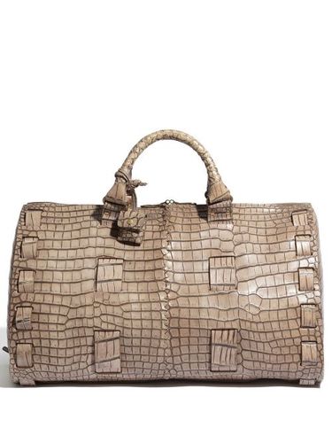 Sac fourre-tout Weekend à effet peau de crocodile - Bottega Veneta Pre-Owned - Modalova