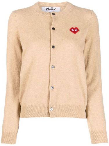 Cardigan à patch logo - Comme Des Garçons - Modalova