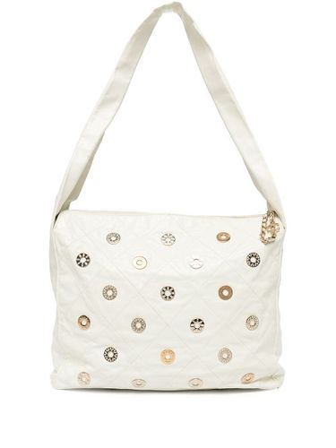 Sac porté épaule matelassé à œillets gravés (2006-2008) - CHANEL Pre-Owned - Modalova