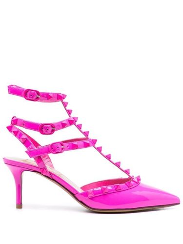 Escarpins Rockstud en cuir verni - Valentino Garavani - Modalova