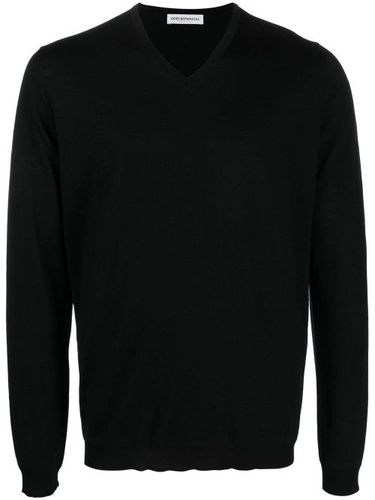 Pull en laine mérinos à col v - GOES BOTANICAL - Modalova