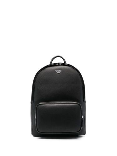 Sac à dos à logo imprimé - Emporio Armani - Modalova