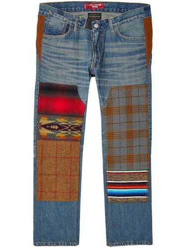 Jean à design patchwork - Junya Watanabe MAN - Modalova