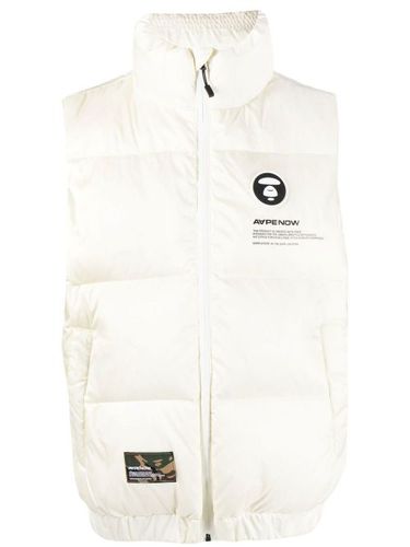 Gilet matelassé à patch logo - AAPE BY *A BATHING APE® - Modalova