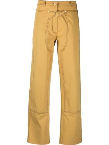 Pantalon droit à détail de boucle - Stella McCartney - Modalova