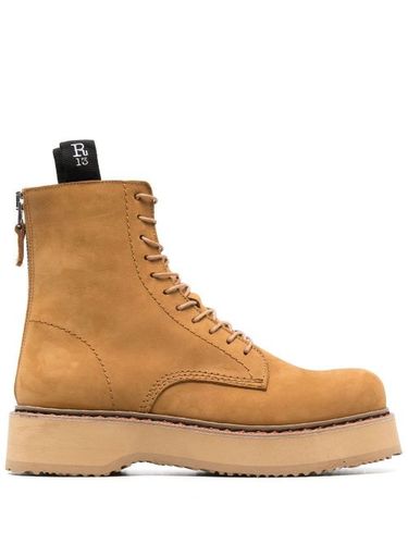 Bottines lacées en daim - R13 - Modalova