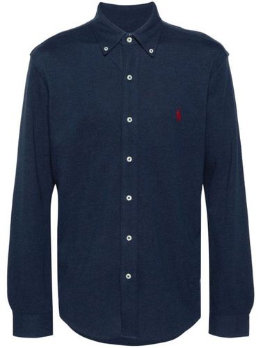 Chemise boutonnée à logo brodé - Polo Ralph Lauren - Modalova