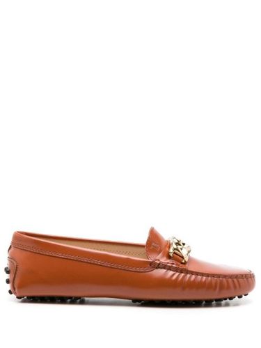 Mocassins Gommini à détail de chaine - Tod's - Modalova