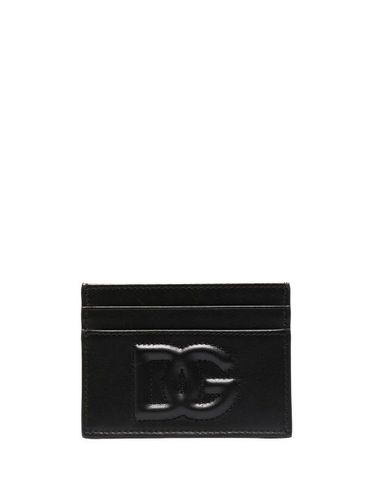 Porte-cartes à logo embossé - Dolce & Gabbana - Modalova