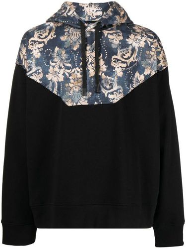 Hoodie à fleurs imprimées - Versace Jeans Couture - Modalova