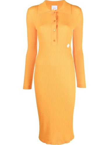 Patou robe-polo en maille - Orange - Patou - Modalova