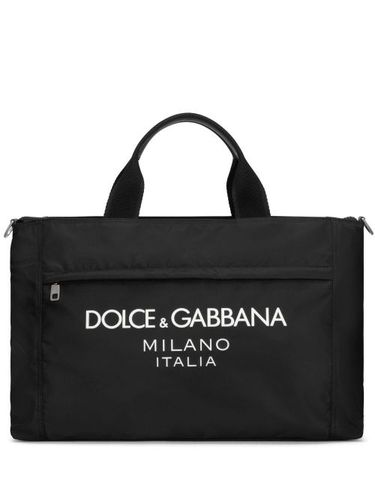 Sac fourre-tout à logo lettre - Dolce & Gabbana - Modalova