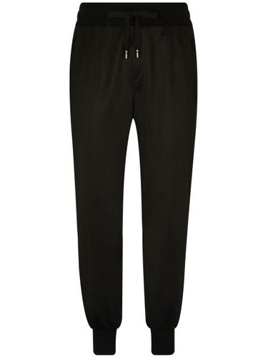 Pantalon de jogging à patch logo - Dolce & Gabbana - Modalova